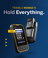 Компания Trimble анонсировала новый защищенный КПК Nomad 5 с технологией сменных модулей EMPOWER platform