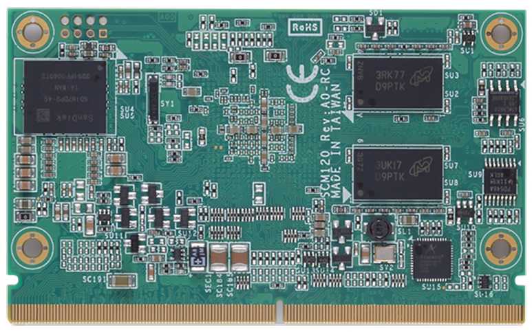Одноплатный компьютер формата SMARC (82 x 50 мм), Freescale i.MX6 Series SoC , -40º ~ +85º C