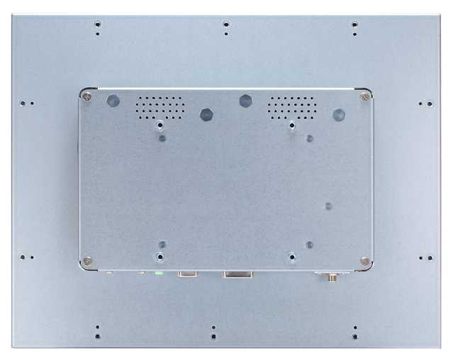 Панельный промышленный TFT LCD-монитор 12.1″ XGA, 500 nit, резистивный сенсорный экран, DVI-D, HDMI, VGA, IP-65