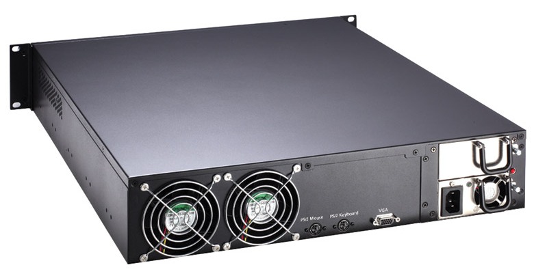 Сетевая платформа 2U 19" c 14-26 гигабитными портами на базе LGA1155 Intel Core, 2 x 3.5" SATA (горячая замена)