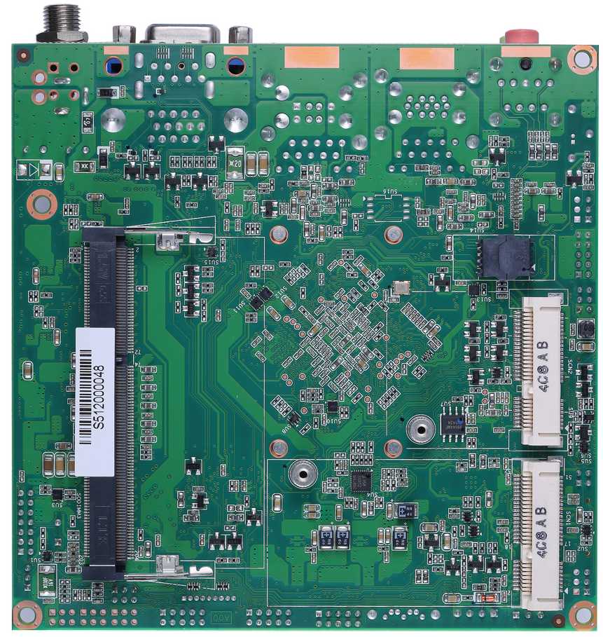 Одноплатный компьютер Nano-ITX, Intel Atom Processor E3845/E3827, LVDS/ VGA/HDMI, 2xLAN, Audio, -40º ~ +85º C
