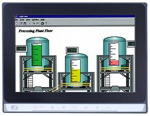 Панельный TFT LCD-монитор 10.1″ WXGA, 350 nit, проекционно-емкостной сенсорный экран, DVI-D, VGA, HDMI, IP-65