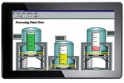 Панельный TFT LCD-монитор 15.6″ WXGA, 300 nit, проекционно-емкостной сенсорный экран, DVI, VGA, RCA, S-Video, IP-65