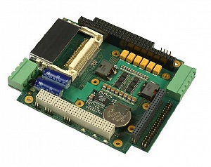Модуль питания PC/104+ с интерфейсом для карт CF ( +15~28 V DC in, 5V / 15A out, 12V /1.5A out, 75W, -40°C~+85°)