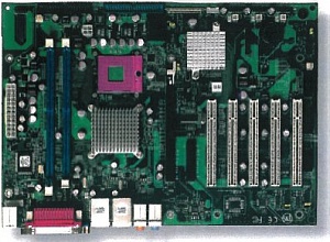 Промышленная плата ATX на безе Intel Socket 478 Core 2 Duo/Celeron M (CRT/LCD, 2xGbit LAN, 3xSATA, 5xPCI,1xPCIe, Audio)
