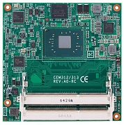Одноплатный компьютер COM Express Type 6, Intel Pentium N4200 / Celeron N3350, -20º ~ +70º C