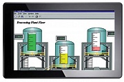 Панельный TFT LCD-монитор 18.5″ WXGA, 300 nit, проекционно-емкостной сенсорный экран, DVI, VGA, RCA, S-Video, IP-65