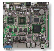 Компьютер Mini-ITX с низким энергопотреблением на базе Atom N270, -20°C~+70°C (PCI,Mini-card, NAND,LAN,6xUSB,6xCOM)